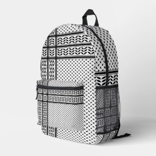 Keffiyeh Symbol of Palestine Resistance Pattern Printed Backpack