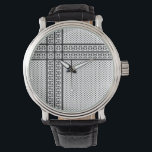 Keffiyeh Symbol of Palestine Resistance Pattern Watch<br><div class="desc">Fast forward to the 1960s and the rise of the Palestinian resistance movement,  the prominent Palestinian politician,  Yasser Arafat,  further solidified this meaning behind the keffiyeh. The keffiyeh became Arafat’s personal trademark as he draped it over his right shoulder to resemble the pre-1948 map of Palestine.</div>