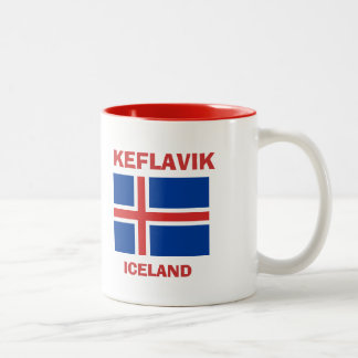 Keflavik, tasse de code de l'aéroport KEF de