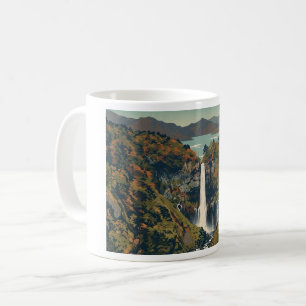 Kegon falls 華厳の滝 Tochigi 栃木 Kouyou 紅葉 Nikko 日光 Coffee Mug