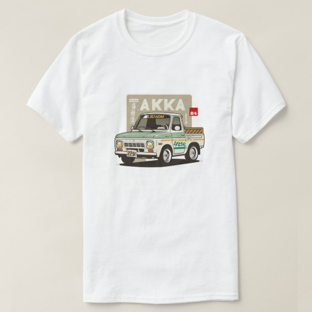 Kei-car Pickup Work Truck T-Shirt (Design Front)