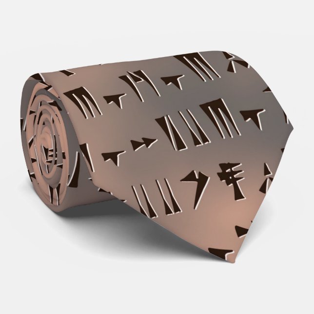 Keilschrift cuneiform tie (Rolled)