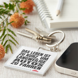 keine langweilige Autos Keychain