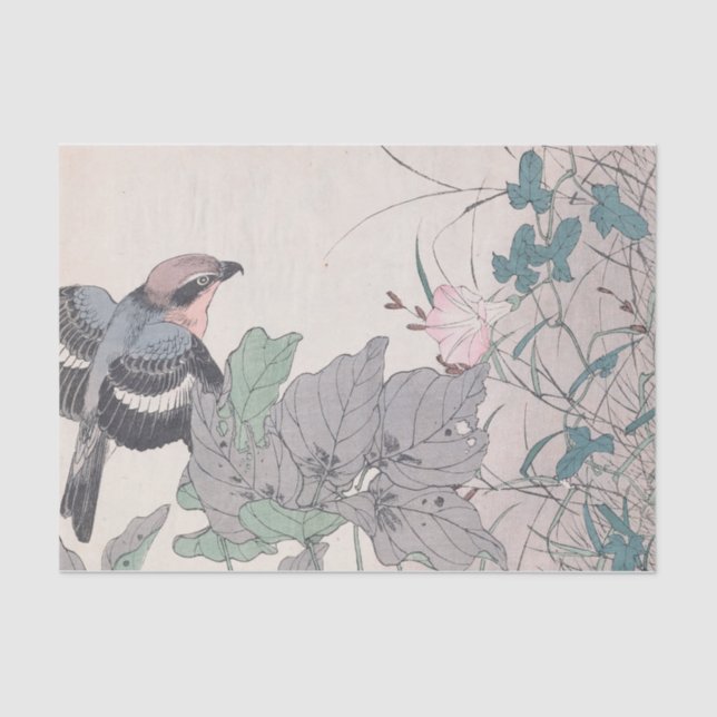 Keinen Kachō Gafu, Pl.32 by Imao Keinen Tissue Paper (Front)