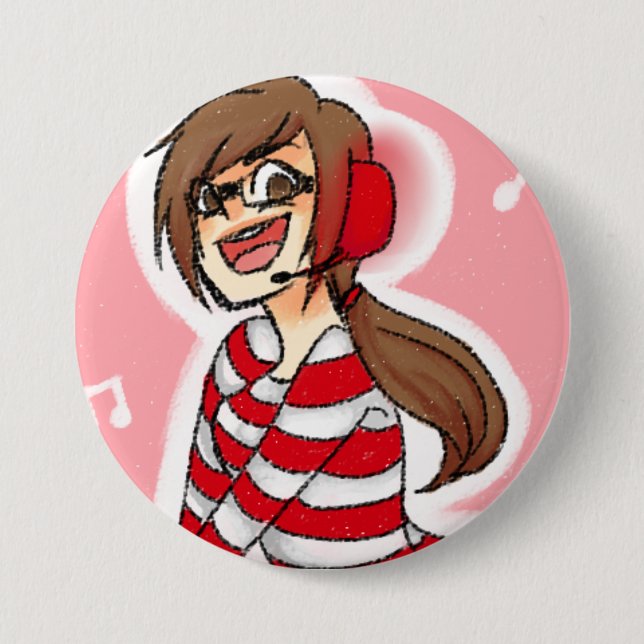KEIpoid button! 3 Inch Round Button (Front)