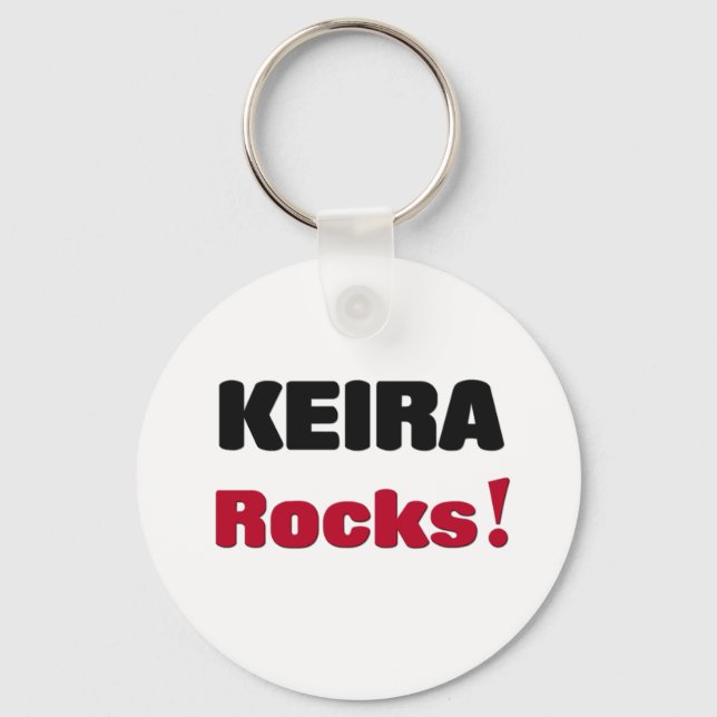 Keira Rocks Keychain (Front)