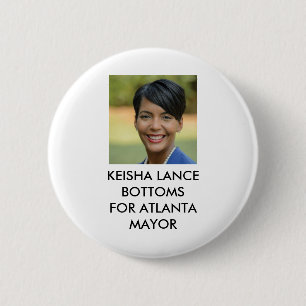 KEISHA LANCE BOTTOMS FOR ATLANTA MAYOR BUTTON