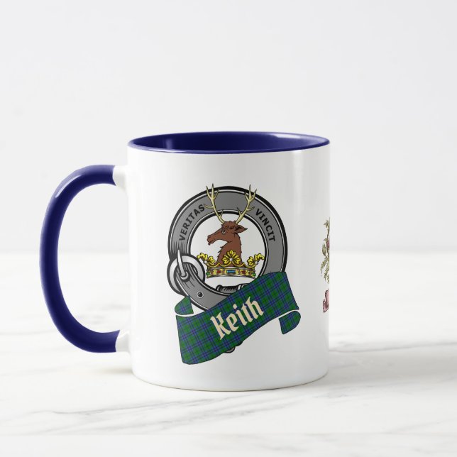 Keith Clan Badge Personalized Combo  Mug (Left)