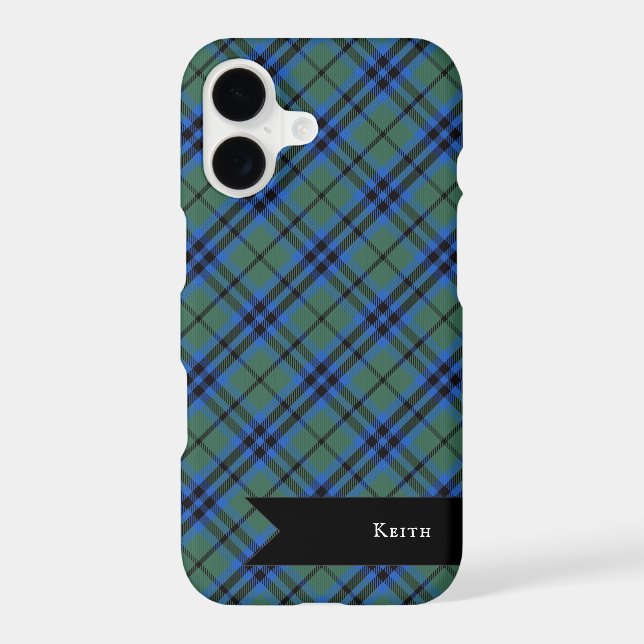 Keith Clan Scottish Tartan Plaid Pattern (Back)