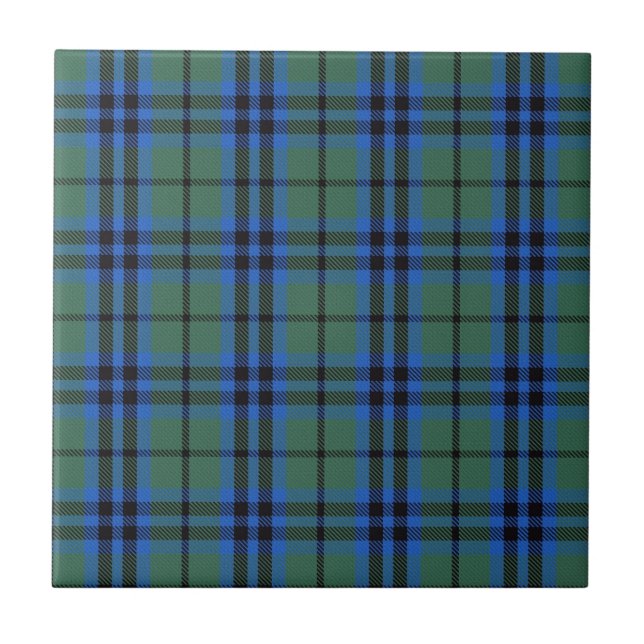 Keith Clan Scottish Tartan Plaid Pattern Tile (Front)