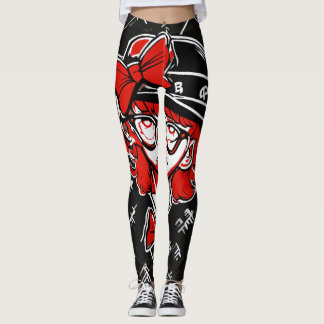 Keith Haring Inspired Graffiti Leggings