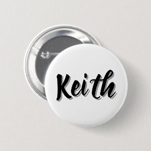Keith Mens Name, 2 Inch Round Button