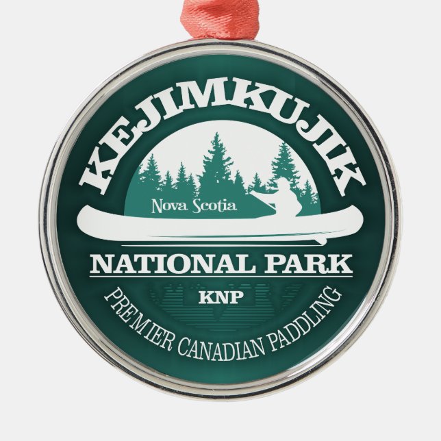 Kejimkujik NP (CT) Metal Ornament (Front)