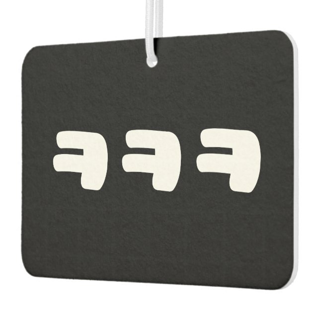 KEKEKE ㅋㅋㅋ Korean Slang Air Freshener (Left)