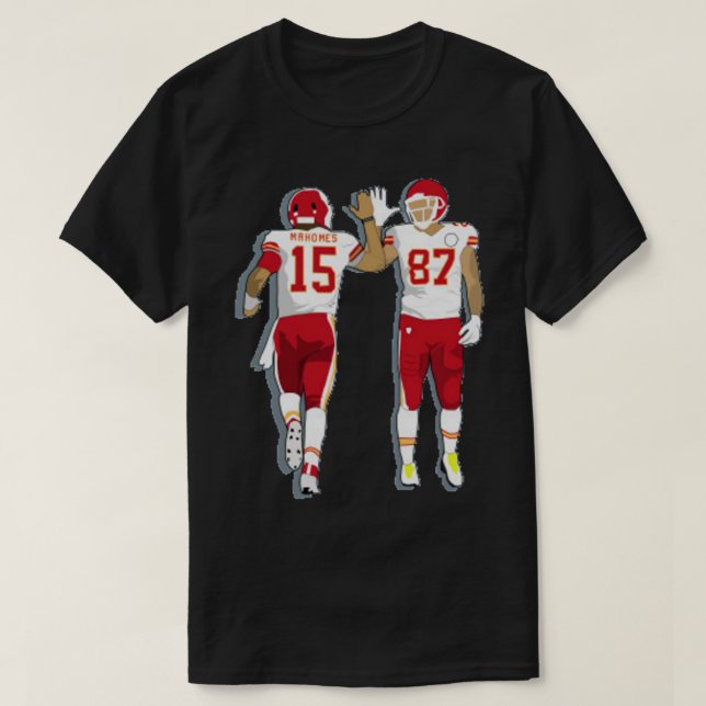 Kelce and Mahomes T-Shirt (Design Front)