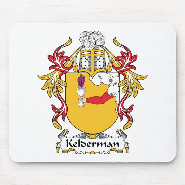 Kelderman Family Crest Mouse Pad (Front)