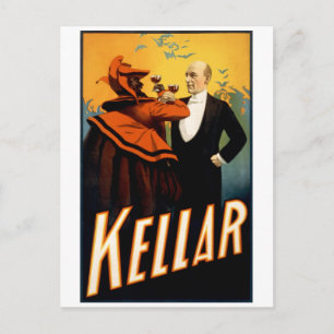 Kellar - Drinks with the Devil Postcard