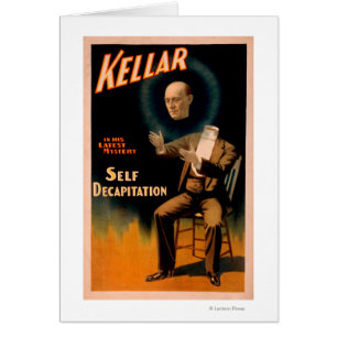 Kellar performing Self Decapitation Magic