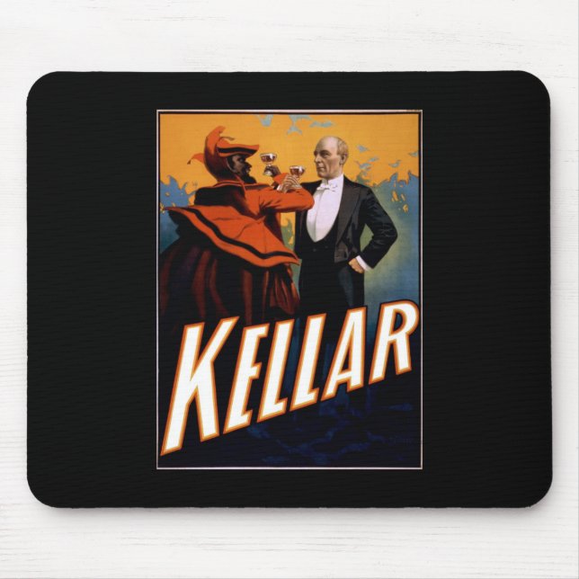 Kellar toasts the Devil Mouse Pad (Front)