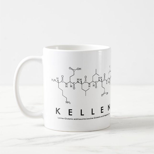 Kellen peptide name mug (Left)