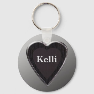 Kelli Heart Keychain by 369MyName