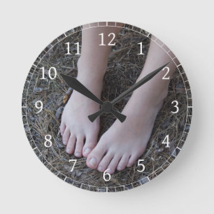 Kellie Barefoot in Nature Clock