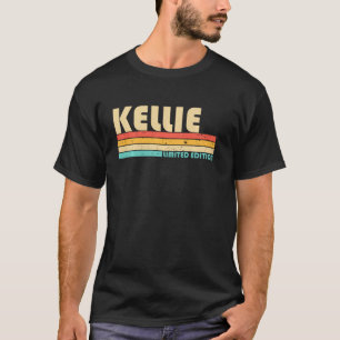 Kellie Name Personalized Retro Vintage 80s 90s Bir T-Shirt