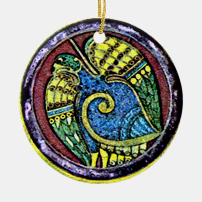 Kells Celtic Bird, Ornements de Noël irlandais (Devant)