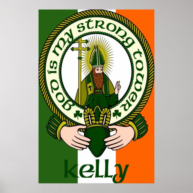 Kelly Clan Motto Poster Print (Front)