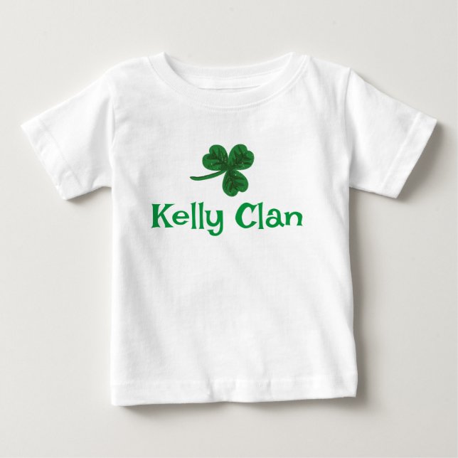 Kelly Clan Shamrock tee (Front)