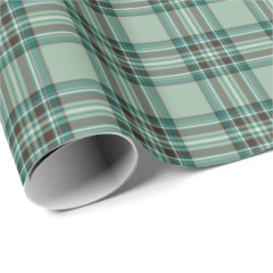 Kelly Clan Tartan Irish Plaid Pattern Wrapping Paper