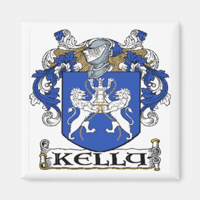 Kelly Coat of Arms Magnet (Front)
