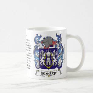 Kelly Family Coat of Arms Mug