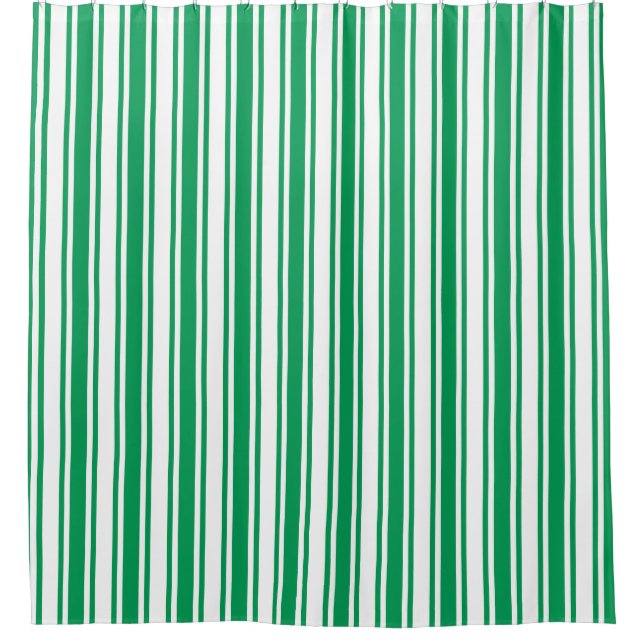 Kelly green and white candy stripes (Front)