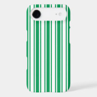 Kelly green and white candy stripes