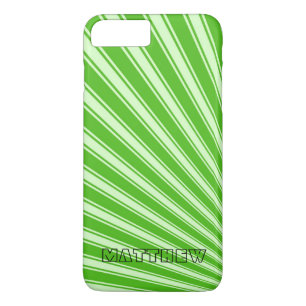 Kelly green Colour Stripe Funky Pattern Case-Mate iPhone Case