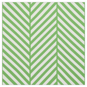 Kelly Green Herringbone Large Scale Fabric