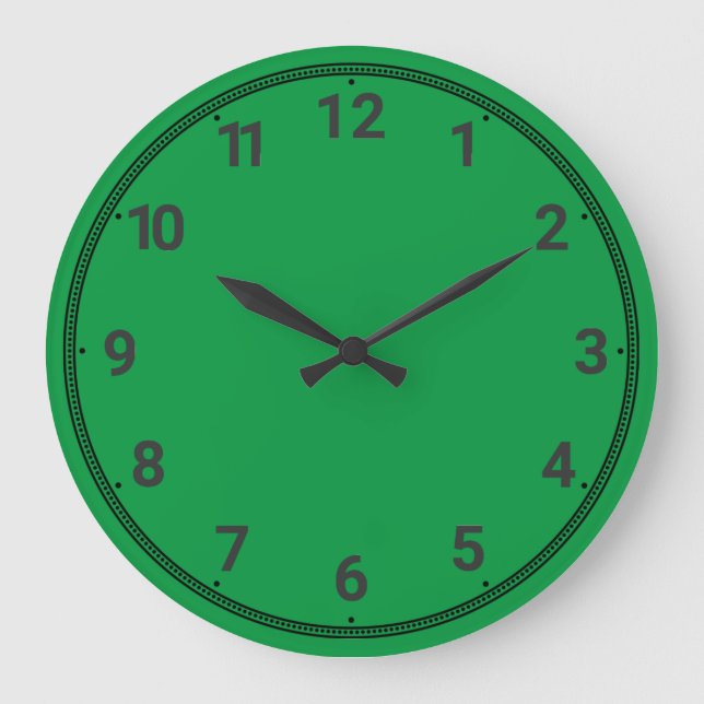 Kelly green large clock (Front)