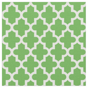 Kelly Green Moroccan Print Fabric