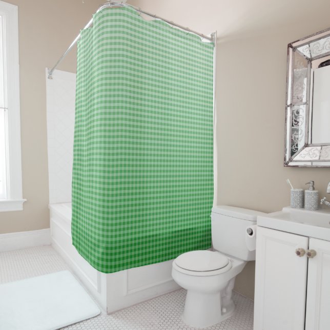 Kelly Green Ombre Gingham (In Situ)