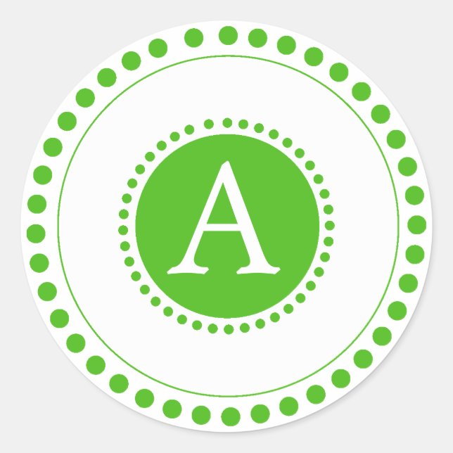 Kelly Green -Personalized envelope seals (Front)