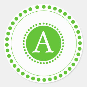 Kelly Green -Personalized envelope seals