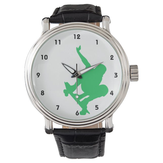 Kelly Green Skater Watch (Front)