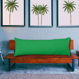 Kelly Green solid colour pillow