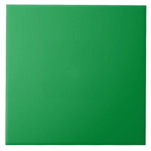 Kelly Green solid colour Tile