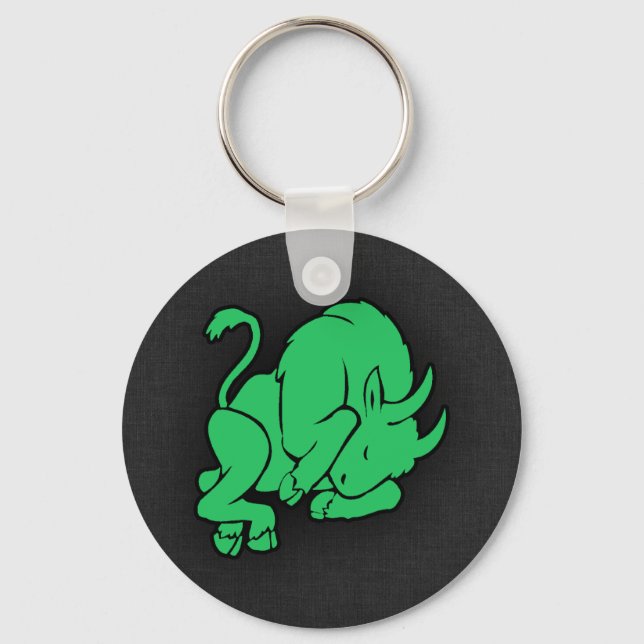 Kelly Green Taurus Keychain (Front)