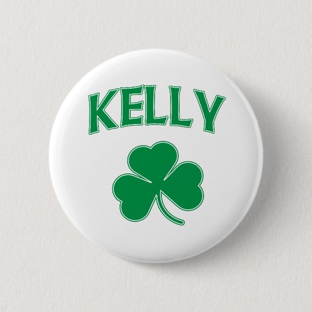 Kelly Irish 2 Inch Round Button (Front)