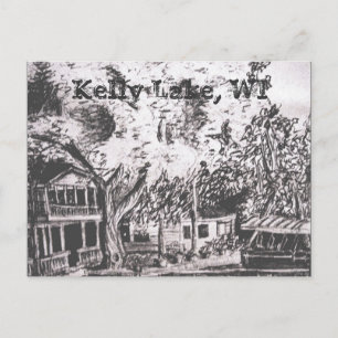 Kelly Lake Cabin Postcard