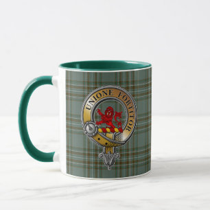 Kelly Tartan & Badge Mug