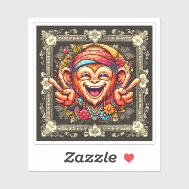 "Kelly the Chill Monkey" Vinyl (Sheet)